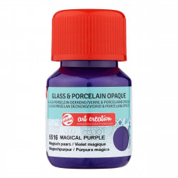 Paint for glass and porcelain - Talens Art Creation - Magical Purple, 30 ml