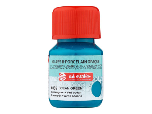 Farba do ceramiki - Talens Art Creation - Ocean Green, 30 ml