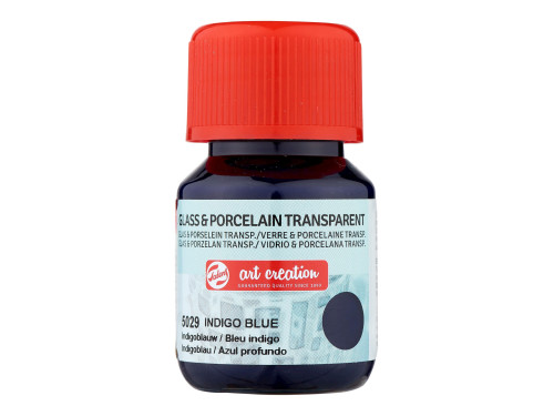 Paint for glass and porcelain - Talens Art Creation - Indigo Blue, 30 ml