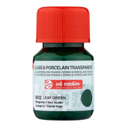 Paint for glass and porcelain - Talens Art Creation - Leaf Green, 30 ml