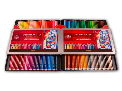 Pencil set Polycolor in metal case - Koh-I-Noor - 144 pcs.