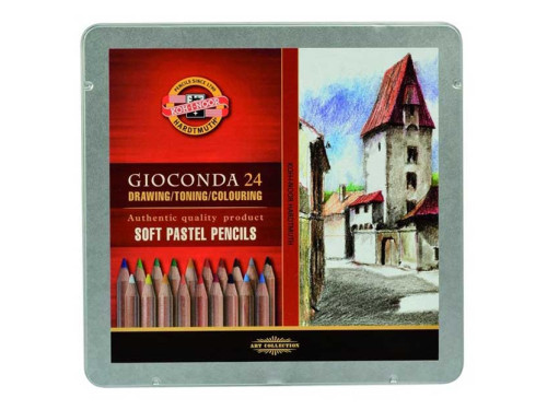 Zestaw pasteli suchych Gioconda - Koh-I-Noor - 24 kolory