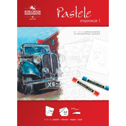 Papersheet with pre-printed motives A4 - Koh-I-Noor - Pastel, 220 g, 20 sheets