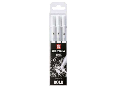 Set od Gelly Roll pen set 10 - Sakura - white, 3 pcs.