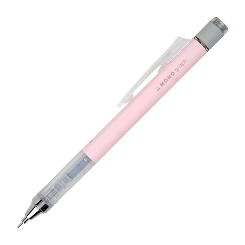 Ołówek automatyczny MONO Graph - Tombow - Coral Pink, 0,5 mm