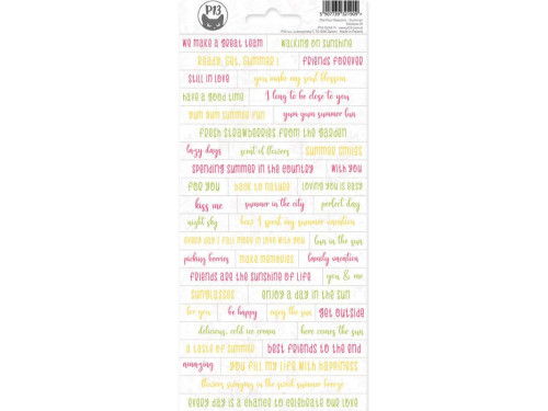 Set of stickers 10,5 x 23 cm - Piątek Trzynastego - The Four Seasons Summer 01