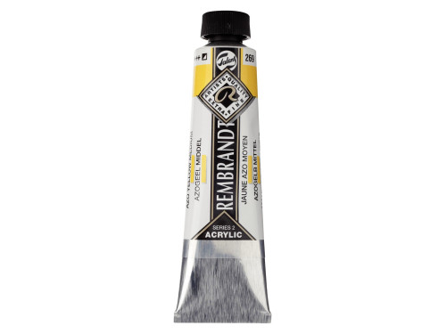 Farba akrylowa - Rembrandt - Azo Yellow Medium, 40 ml
