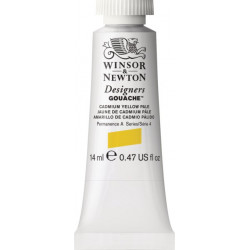 Gouache paint in tube - Winsor & Newton - Cadmium Yellow Pale, 14 ml