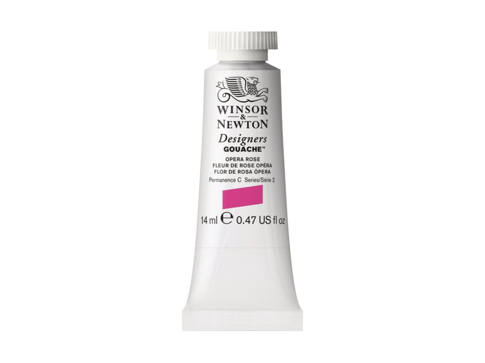 Farba gwasz Designers Gouache - Winsor & Newton - Opera Rose, 14 ml
