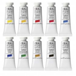 Zestaw farb gwaszy Designers Gouache - Winsor & Newton - 10 kolorów x 14 ml