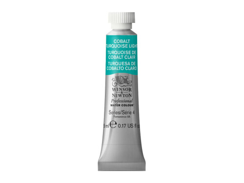 Farba akwarelowa Professional Watercolour - Winsor & Newton - Cobalt Turquoise Light, 5 ml