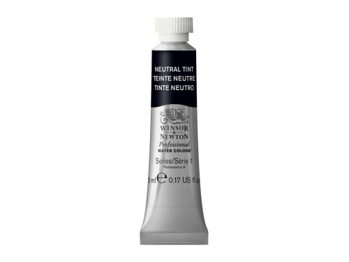 Watercolor paint Professional Watercolour - Winsor & Newton - Neutral Tint, 5 ml