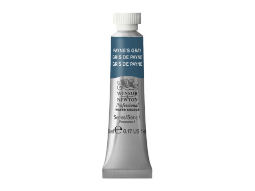 Farba akwarelowa Professional Watercolour - Winsor & Newton - Payne's Grey, 5 ml