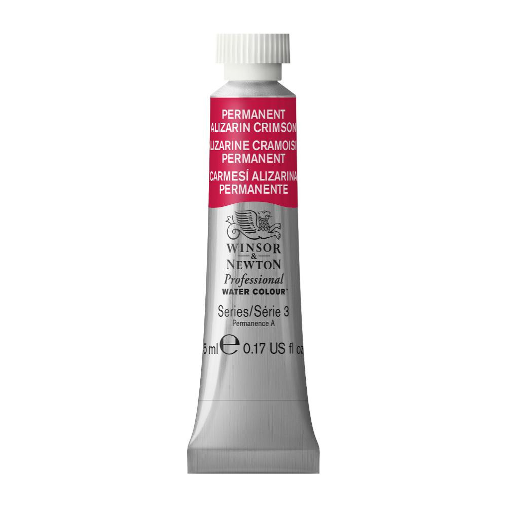 Farba akwarelowa Professional Watercolour - Winsor & Newton - Permanent Alizarin Crimson, 5 ml