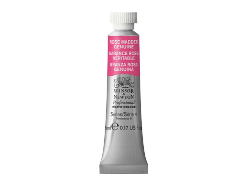 Watercolor paint Professional Watercolour - Winsor & Newton - Rose Madder, 5 ml