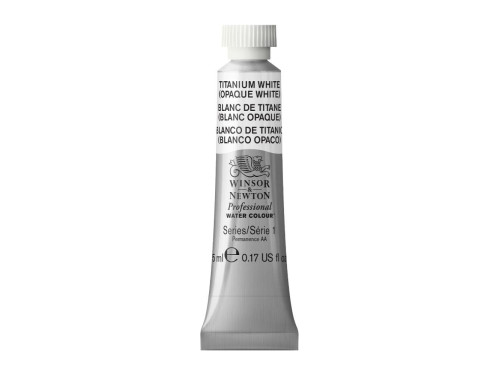 Farba akwarelowa Professional Watercolour - Winsor & Newton - Titanium White, 5 ml