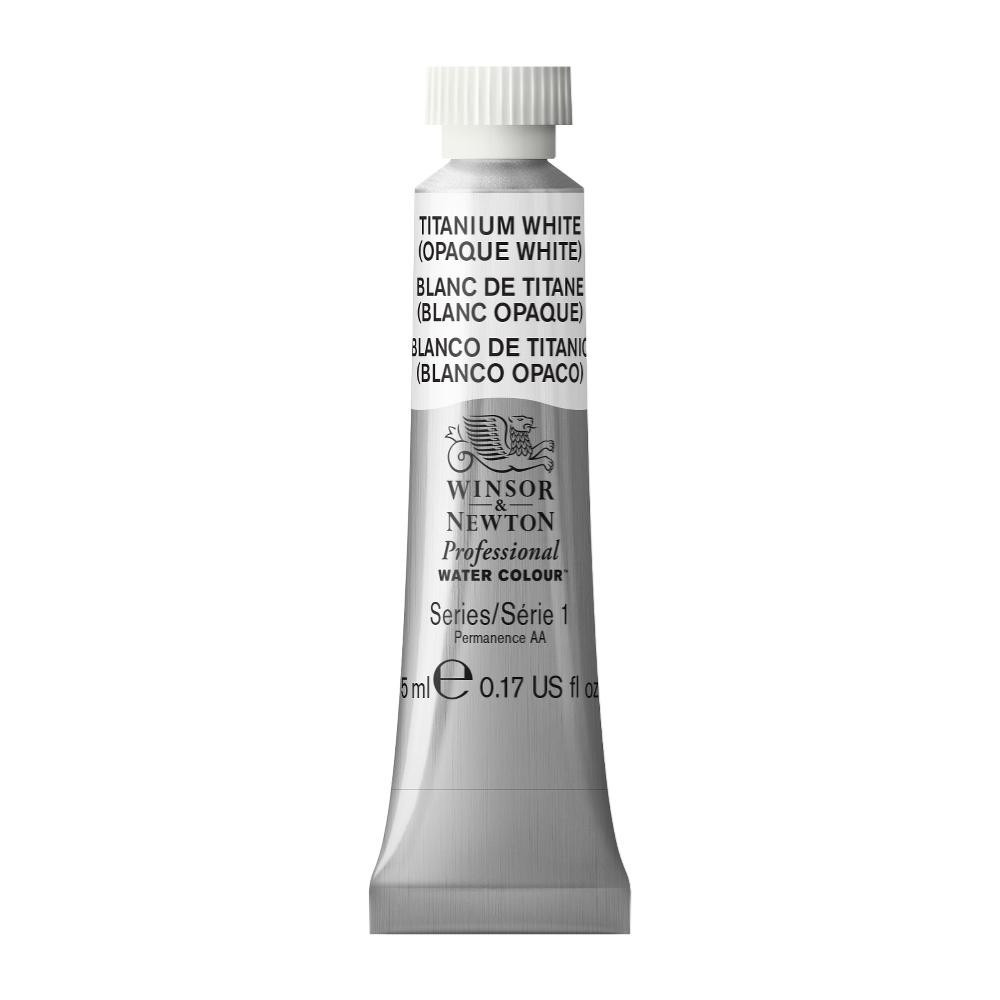 Farba akwarelowa Professional Watercolour - Winsor & Newton - Titanium White, 5 ml
