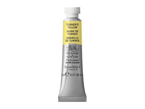 Watercolor paint Professional Watercolour - Winsor & Newton - Turners Yellow, 5 ml