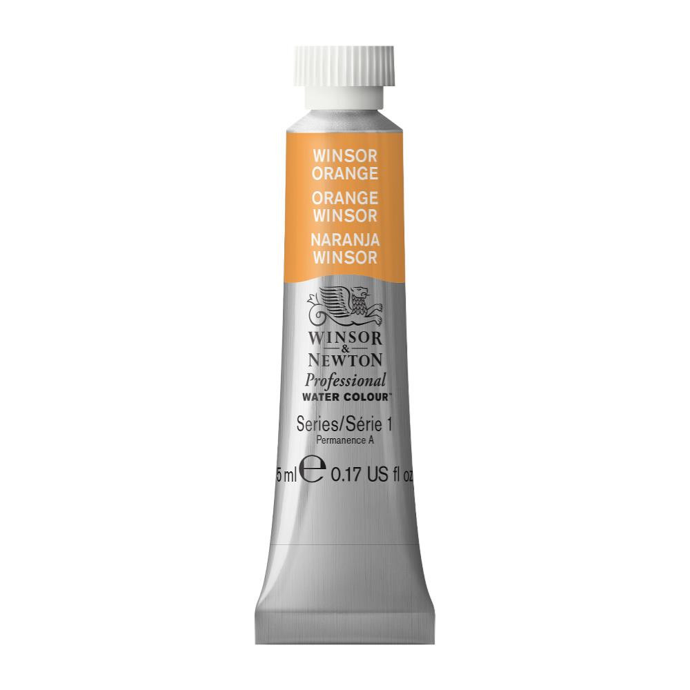 Farba akwarelowa Professional Watercolour - Winsor & Newton - Winsor Orange, 5 ml