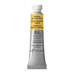 Watercolor paint Professional Watercolour - Winsor & Newton - Winsor Yellow Deep, 5 ml