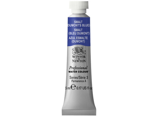 Watercolor paint Professional Watercolour - Winsor & Newton - Smalt Dumonts Blue, 5 ml
