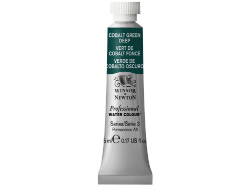 Farba akwarelowa Professional Watercolour - Winsor & Newton - Cobalt Green Deep, 5 ml