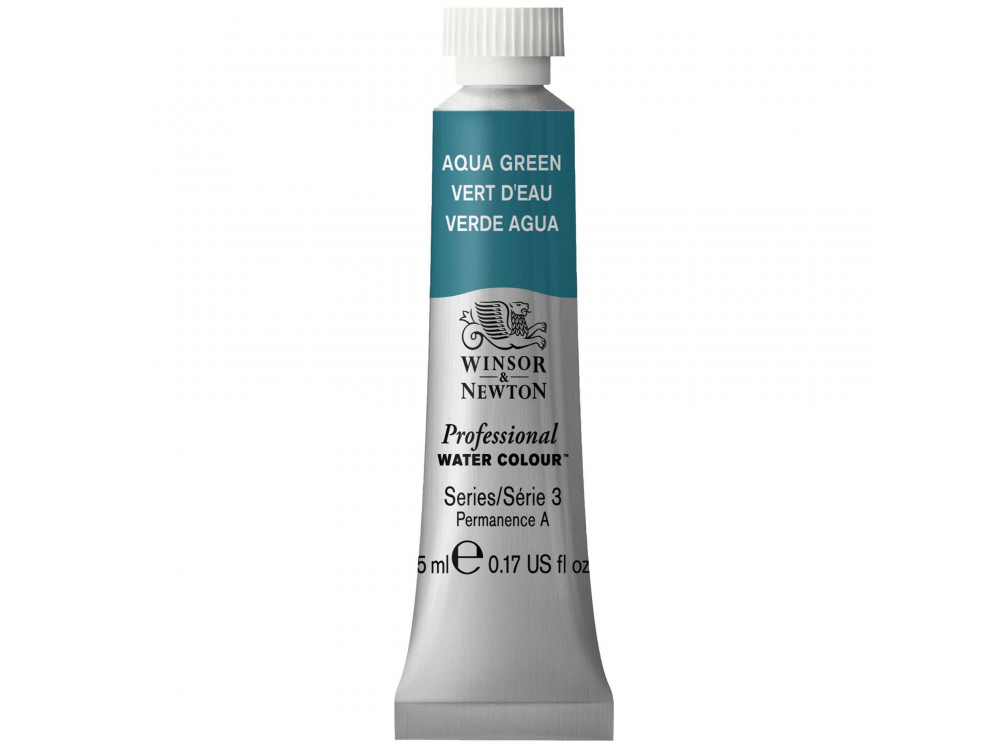 Farba akwarelowa Professional Watercolour - Winsor & Newton - Aqua Green, 5 ml