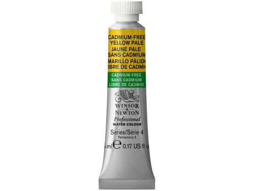 Farba akwarelowa Professional Watercolour - Winsor & Newton - Cadmium Free Yellow Light, 5 ml