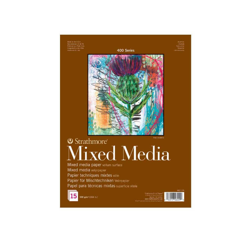 Blok uniwersalny Mixed Media 15 x 20 cm - Strathmore - 300 g, 15 arkuszy