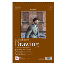Drawing paper A4 - Strathmore - 163 g, 24 sheets