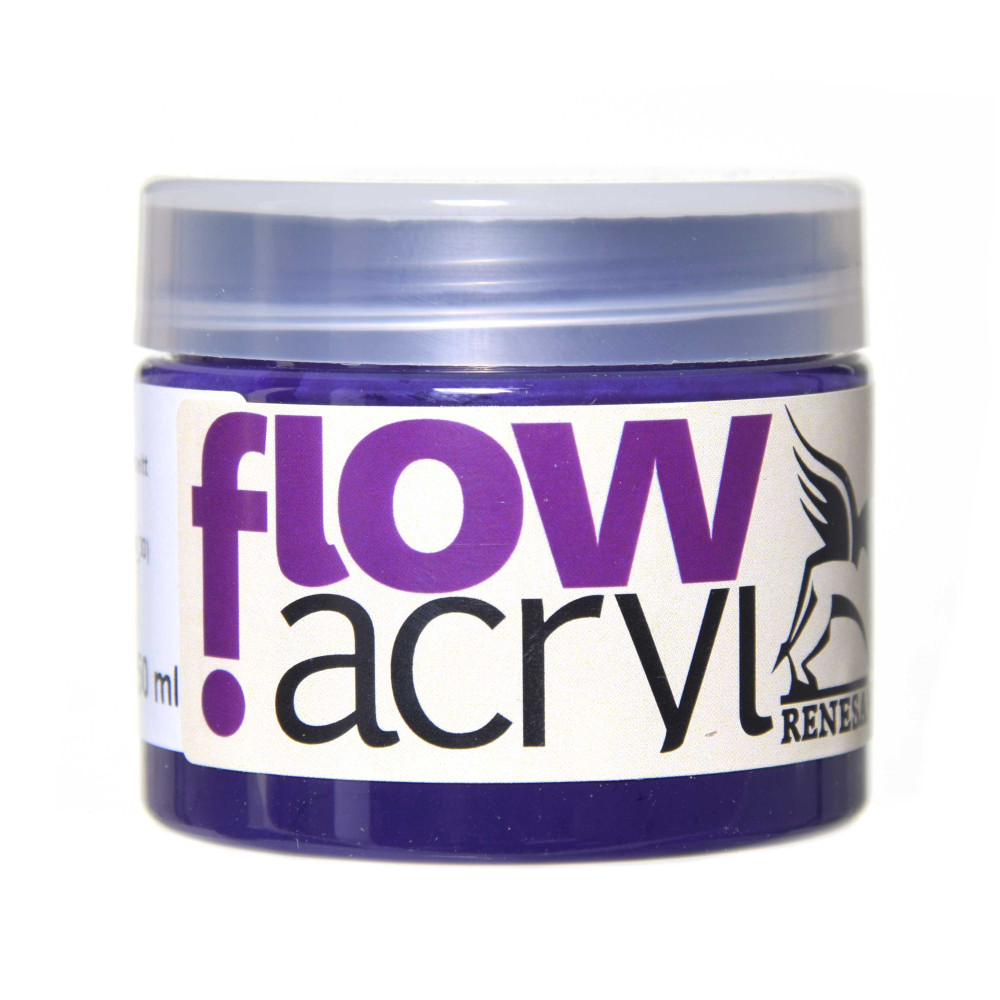 Farba akrylowa Flow Acryl - Renesans - 30, violet, 50 ml