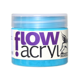 Farba akrylowa Flow Acryl - Renesans - 28, turquoise, 50 ml