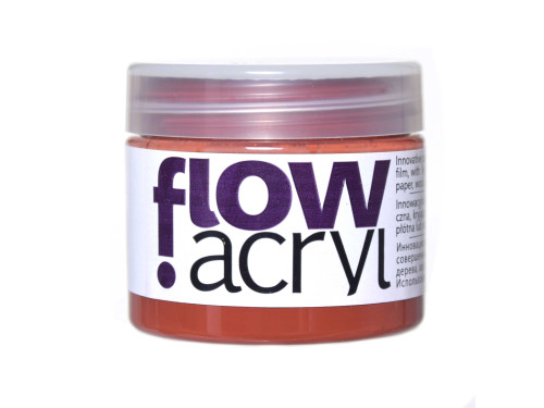 Acrylic paint Flow - Renesans - 12, burnt sienna, 50 ml