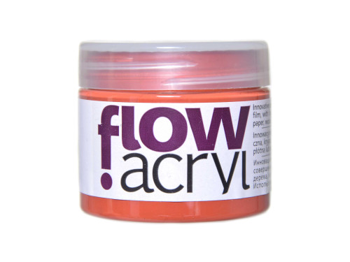 Acrylic paint Flow - Renesans - 11, red ochre, 50 ml