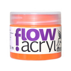 Acrylic paint Flow - Renesans - 07, orange yellow, 50 ml