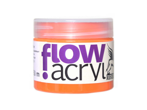 Farba akrylowa Flow Acryl - Renesans - 07, orange yellow, 50 ml
