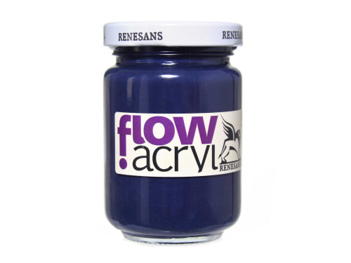 Acrylic paint Flow - Renesans - 26, navy blue, 125 ml