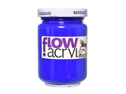 Acrylic paint Flow - Renesans - 25, ultramarine, 125 ml