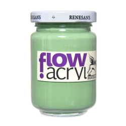 Acrylic paint Flow - Renesans - 21, chrome green, 125 ml