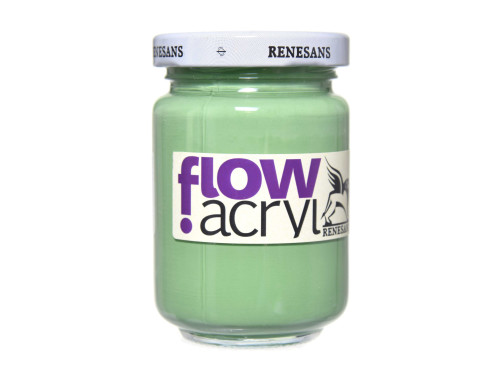 Acrylic paint Flow - Renesans - 21, chrome green, 125 ml