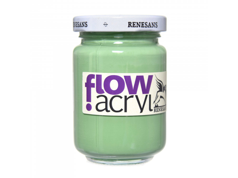 Acrylic paint Flow - Renesans - 21, chrome green, 125 ml