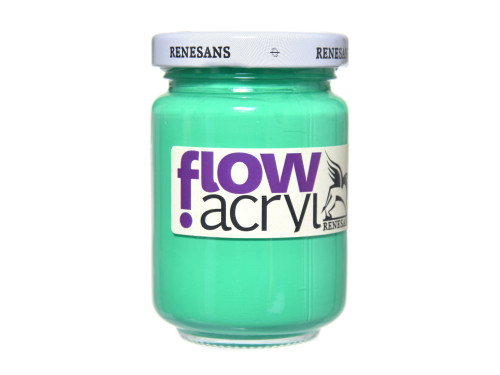 Farba akrylowa Flow Acryl - Renesans - 19, brilliant green, 125 ml