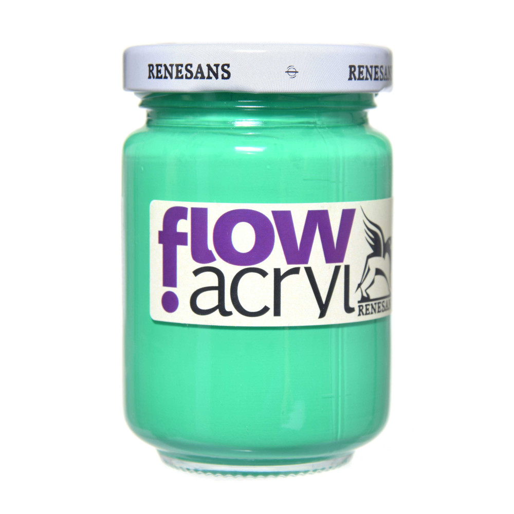 Farba akrylowa Flow Acryl - Renesans - 19, brilliant green, 125 ml
