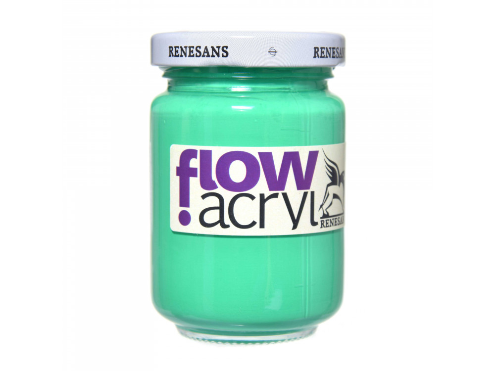 Farba akrylowa Flow Acryl - Renesans - 19, brilliant green, 125 ml
