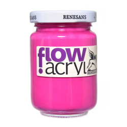 Acrylic paint Flow - Renesans - 17, magenta, 125 ml