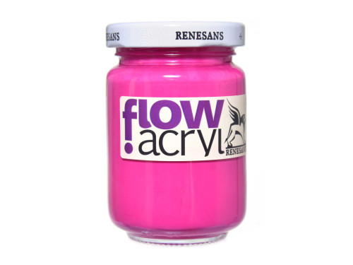 Acrylic paint Flow - Renesans - 17, magenta, 125 ml