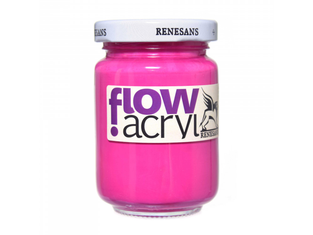 Acrylic paint Flow - Renesans - 17, magenta, 125 ml