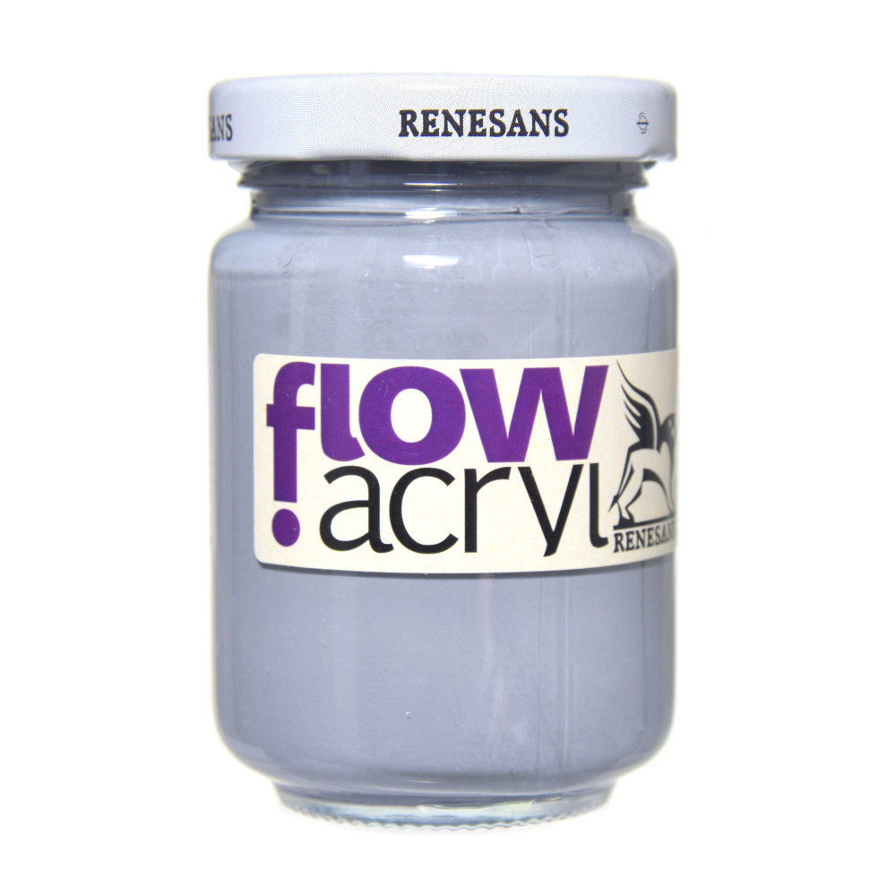 Acrylic paint Flow - Renesans - 14, grey, 125 ml