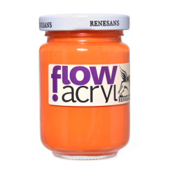 Farba akrylowa Flow Acryl - Renesans - 07, orange yellow,125 ml