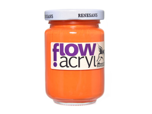 Farba akrylowa Flow Acryl - Renesans - 07, orange yellow,125 ml